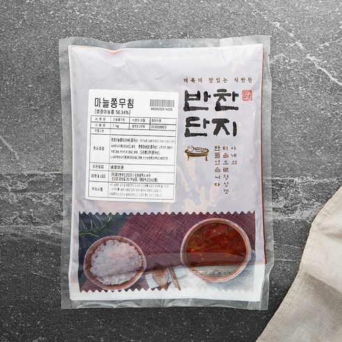 반찬단지 마늘쫑무침, 1kg, 1개