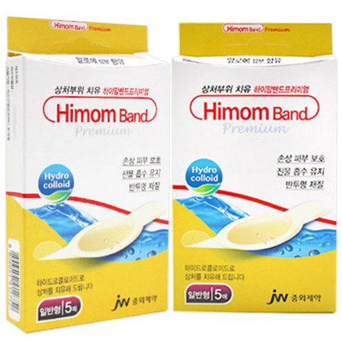 jw중외제약 하이맘 밴드 프리미엄 일반형 5p, 2개