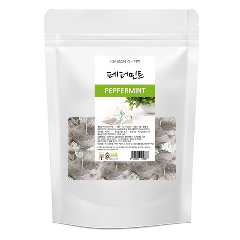 숲으로허브 페퍼민트 티백, 1g, 100개입, 1개