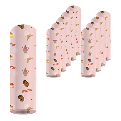 나노씨엔티 랩핑포장지 297 x 420 mm, 쿠키와케익, 10개입