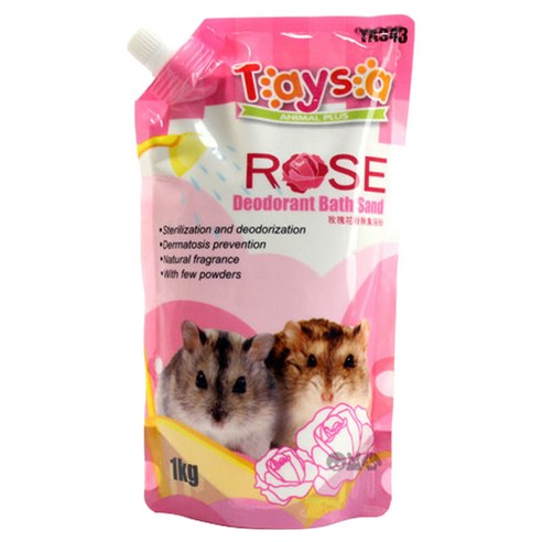 TAISA 햄스터모래 장미향, 1개, 1kg