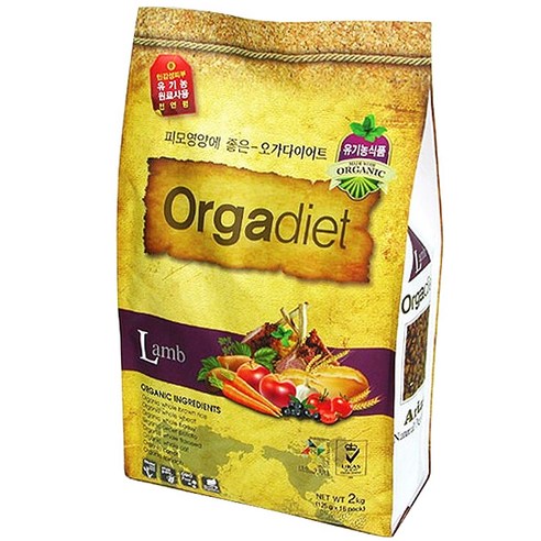 오가다이어트 전연령 양고기 애견사료, 2kg, 1개