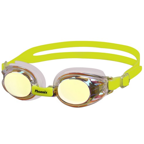피닉스 아동용 프리미엄 미러수경 PN-505JM, 라임