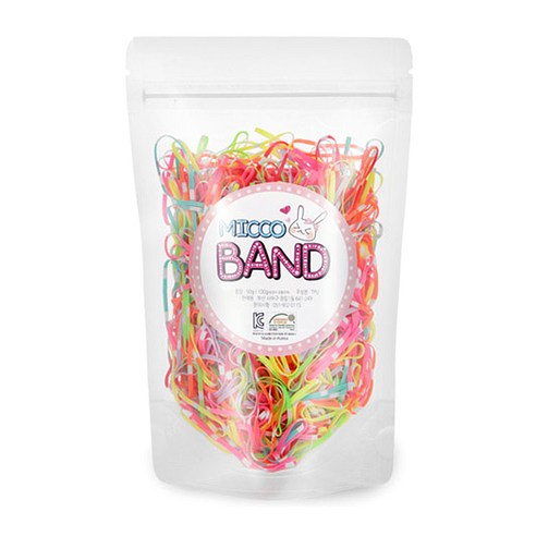 미꼬밴드 헤어끈 유아동 100g