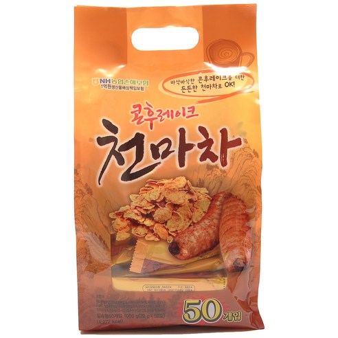 동일 콘후레이크 천마차, 20g, 1개, 이상품용량[2]_yg, 50개입