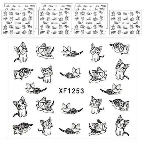 허니걸 워터데칼, XF1253, 11개