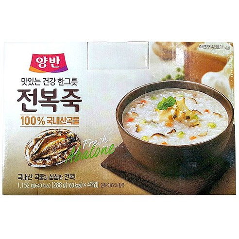 동원에프엔비 양반 전복죽, 285g, 4개