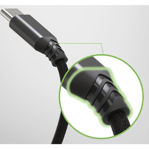 신뢰성 있고 편리한 고속 충전을 위한 신지모루 더치패브릭 USB C타입 고속충전 케이블