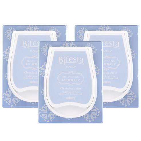 비페스타 브라이트닝 클렌징 시트, 46매입, 3개