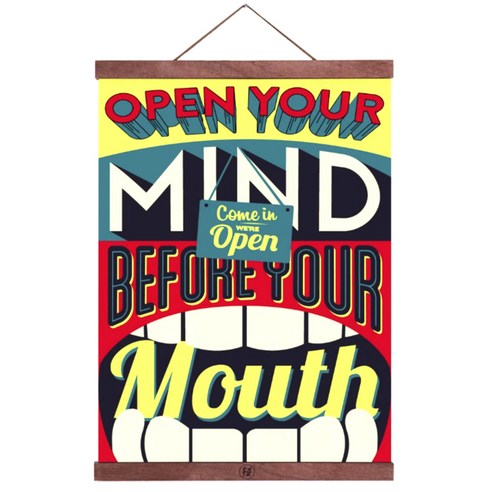 인테리어포스터22 open your mind