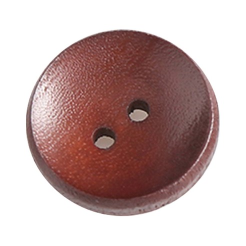 HR빅버튼 나무단추 캔디 11mm, 초코, 4개입