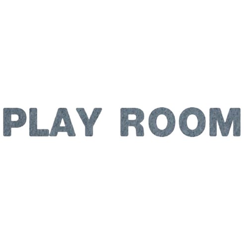 와니데코_접착이니셜 _PLAY ROOM, 그레이