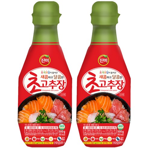 진미 새콤하고 달콤한 초고추장, 500g, 2개