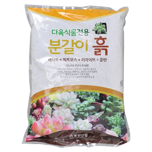 행복한세상 다육식물전용 분갈이흙, 1개, 1.2kg