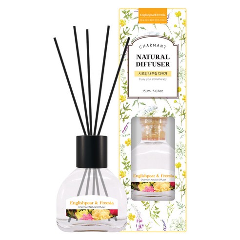 더허브샵 샤르망 내추럴 디퓨저 150ml, 잉글리쉬 페어 & 프리지아