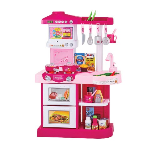 상상력과 오감 발달을 돕는 마법, 키즈팡팡 터치스크린 물이 나오는 주방놀이