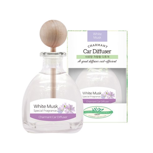 더허브샵 샤르망 차랑용 디퓨저, 화이트 머스크, 100ml