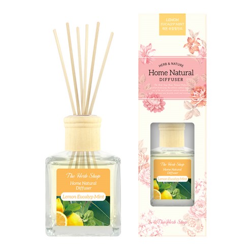 더허브샵 홈내추럴 디퓨저 125ml, 레몬 유칼립민트