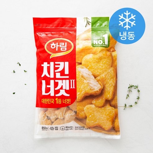 하림 치킨너겟 ⅱ (냉동), 850g, 1개