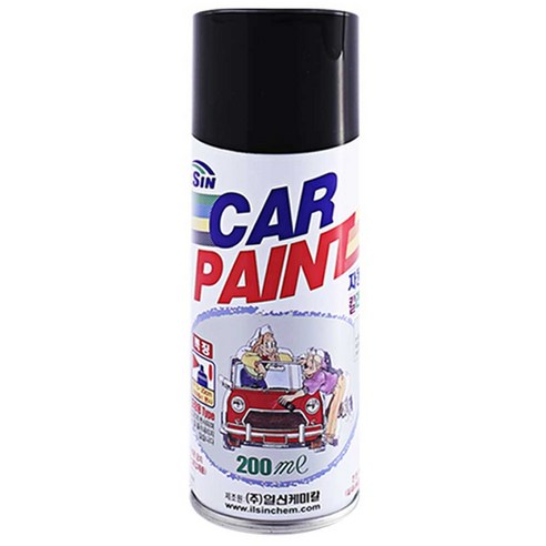 일신 스프레이 카 페인트 쉐보레/대우 스위치 블레이드 실버 GAN 128, 200ml, 1개