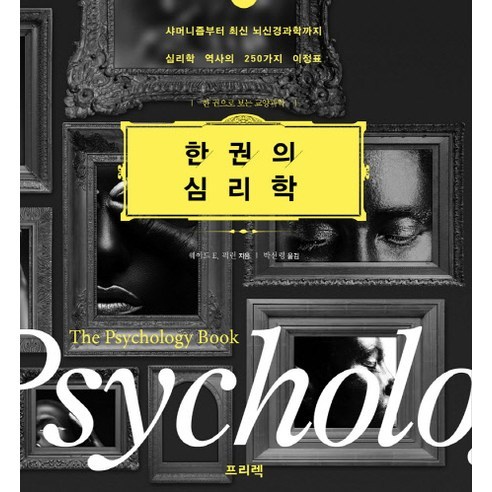 한 권의 심리학:샤머니즘부터 최신 뇌신경과학까지 심리학 역사의 250가지 이정표, 프리렉, 웨이드 E. 픽런 저/박선령 역 심리학책추천