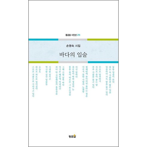 [황금알]바다의 입술 - 황금알 시인선 279, 황금알, 손영숙