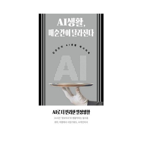 AI생활 매순간이 달라진다:김경진의 AI생활 레시피북, AI생활, 매순간이 달라진다, 김경진(저), 인문공간, 김경진