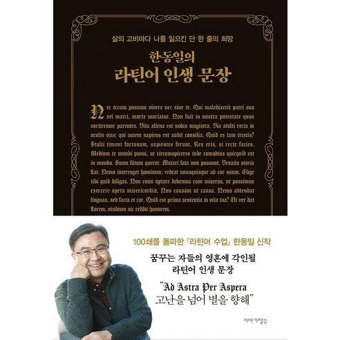한동일의 라틴어 인생 문장:삶의 고비마다 나를 일으킨 단 한 줄의 희망, 이야기장수, 한동일