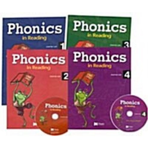 [제이와이북스]Phonics in Reading #1-4 Set (Student Book 4권 + CD 4장), 제이와이북스