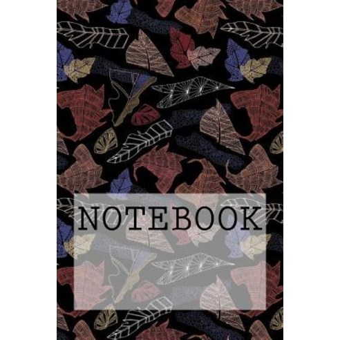 Notebook: Autumn Leaves in Black Rydal Water Lake District. Plain (6" X 9"): Plain Paper Notebook P..., Createspace Independent Publishing Platform
