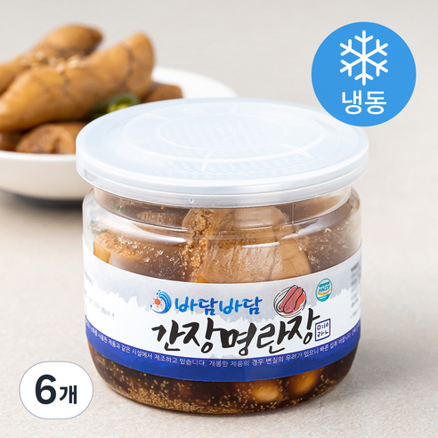 바담바담 간장 명란장 (냉동), 6개, 200g