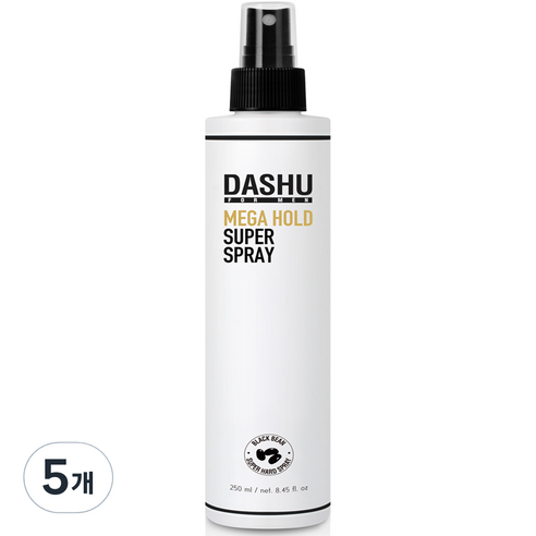 다슈 포 맨 프리미엄 메가 홀드 슈퍼 스프레이, 250ml, 5개