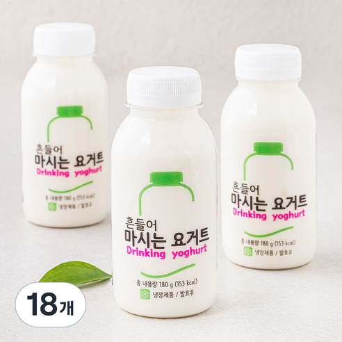 팜프레쉬 흔들어 마시는 요거트, 180g, 18개
