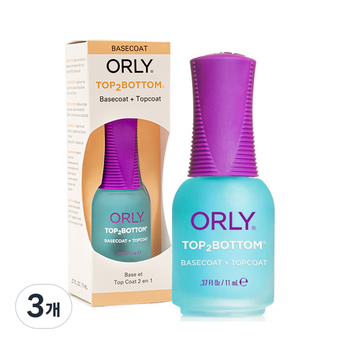 오를리 탑2바텀 베이스코트 + 탑코트 11ml, 3개