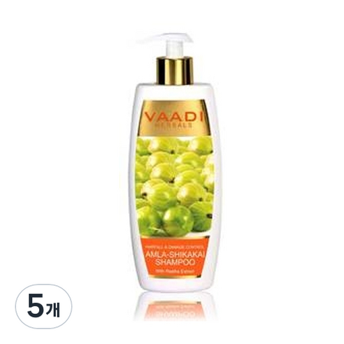 바디허벌즈 암라 시카카이 샴푸, 350ml, 5개