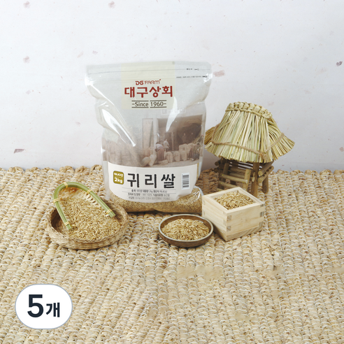 대구상회 귀리쌀, 5개, 2kg