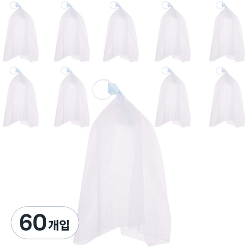 에이비엠 세안 비누 거품망, 혼합 색상, 60개