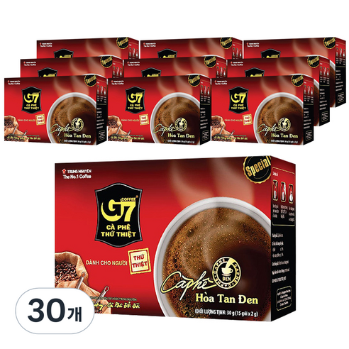 G7 블랙커피, 30g, 15개입, 30개