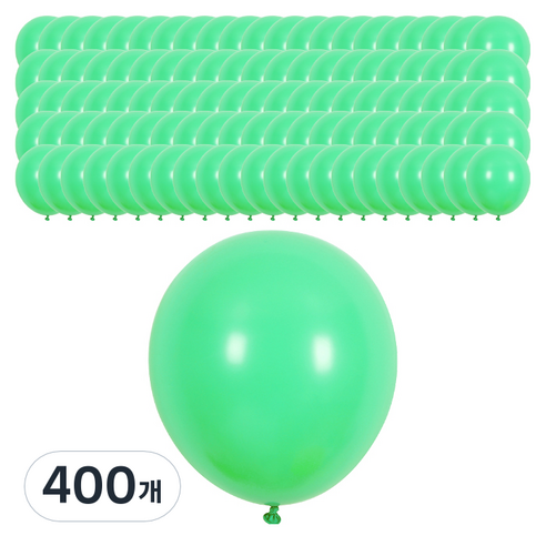 EUMES 이벤트 풍선 일반, 그린, 400개