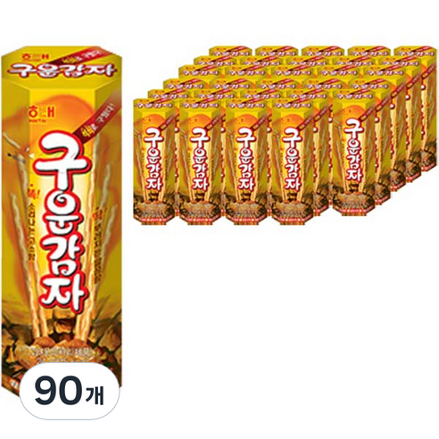 해태제과 구운감자, 24g, 90개