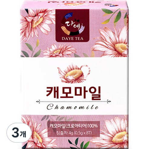 다예 캐모마일 8p, 500mg, 8개입, 3개