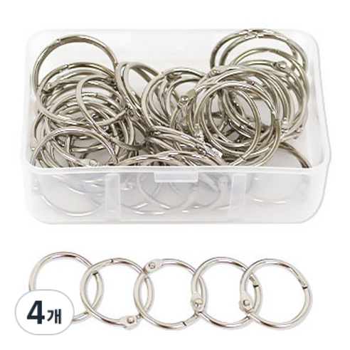 실버 오링 75개입, 25mm, 4개