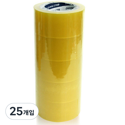 빅드림 THE 튼튼한 경포장용 박스테이프 48mm x 40m, 투명, 25개
