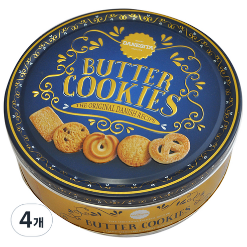 댄케이크 버터쿠키, 454g, 4개