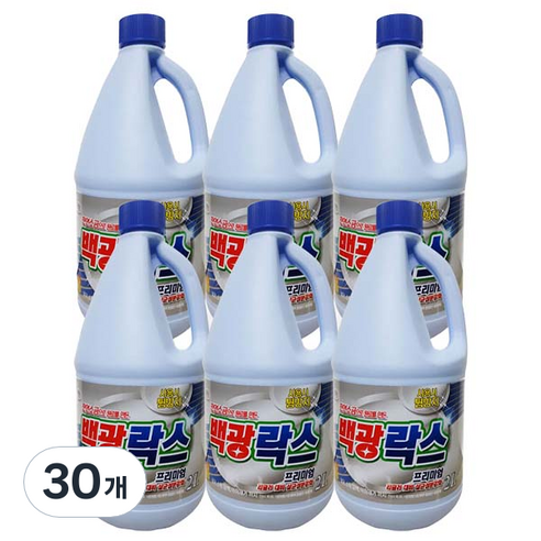트레펑 백광 락스, 2L, 30개