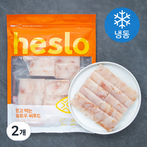 해슬로 선동네모명태살 전 / 까스용 사각절단 (냉동), 1kg, 2개