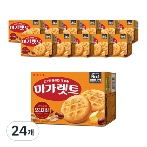 마가렛트 롯데제과 오리지널, 176g, 24개