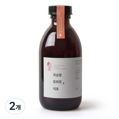 국순당 오미자 식초, 200ml, 2개