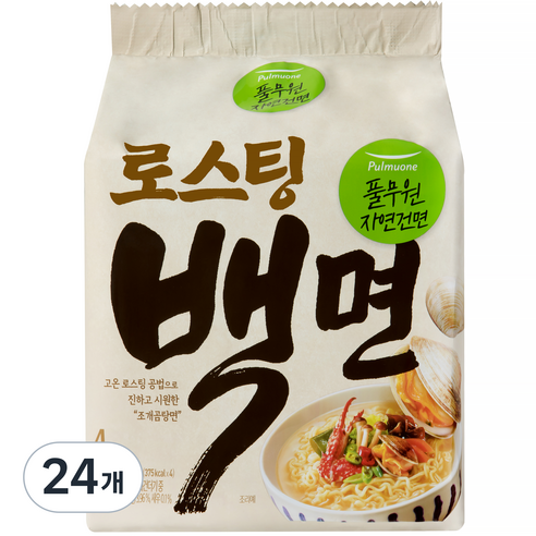풀무원 자연은 맛있다 백면 406g, 24개