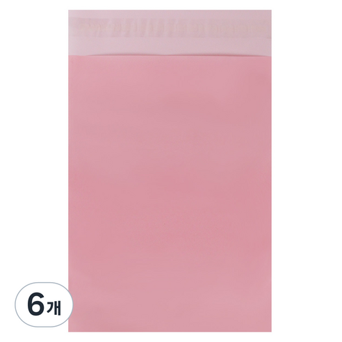 아이엔피 LDPE 택배봉투 연핑크 50p, 6개